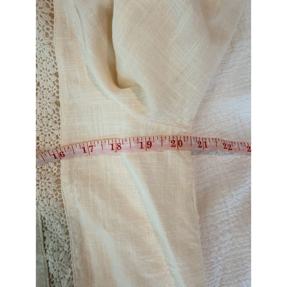 Jennifer & Grace Small Floral Embroidered Cotton Boho Blouse Crochet Lace Top - Picture 7 of 7